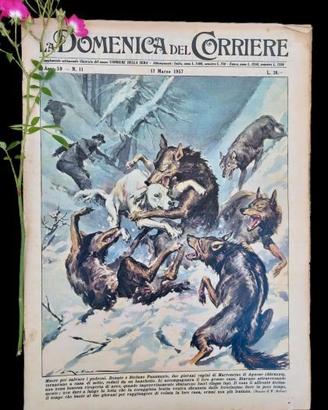 La Domenica del Corriere 17 marzo 1957 Fogazzaro