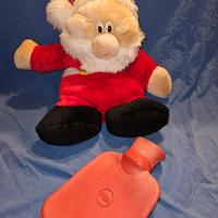 Peluche di Babbo Natale con borsa dell'acqua calda