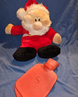 Peluche di Babbo Natale con borsa dell'acqua calda