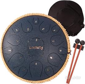 Lomuty Steel Tongue Drum, 13 Pollici 15 Note D Mag