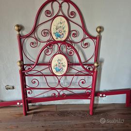 letto in ferro battuto 