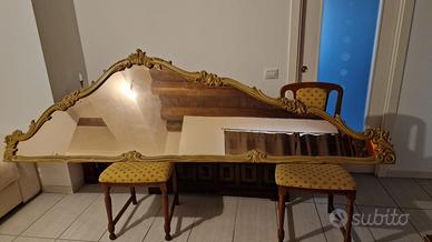 Grande specchio orizzontale da parete