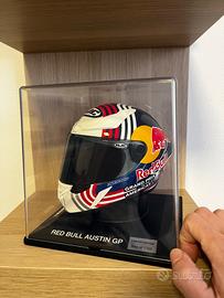 Casco da collezione HJC mini Austin GP Red Bull