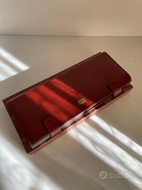 Porta cravatte in pelle vintage Nazareno Gabrielli