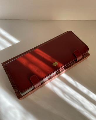 Porta cravatte in pelle vintage Nazareno Gabrielli