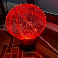 Lampadina LED Multicolore Forma palla da basket