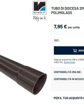 grondaie e pluviali bricoman