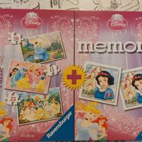 Ravensburger 3 puzzle + Memory - Disney Princess