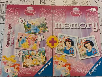 Ravensburger 3 puzzle + Memory - Disney Princess