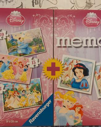 Ravensburger 3 puzzle + Memory - Disney Princess