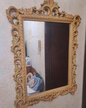 specchio in legno 75 x 55