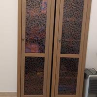 Coppia Libreria/Armadio IKEA con vetro PERFETTE