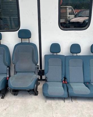 Sedili Citroen Berlingo 2017 stoffa blu smeraldo