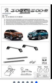 Portapacchi originale. Peugeot 5008 3008