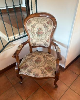 Poltrona Stile Luigi XV / Provenzale
