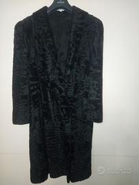 Cappotto da donna Astrakan nero