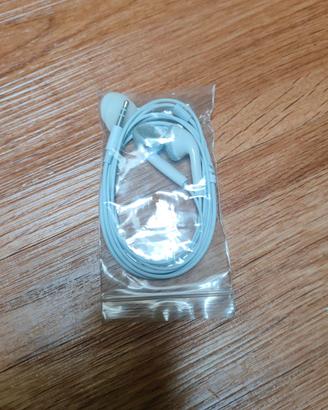 NUOVE Cuffie in-ear auricolari jack 3,5 bianche