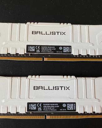 kit RAM Cruciale Ballistic Gaming 16 GB