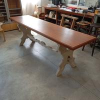 tavolo vintage shabby country rustico grande