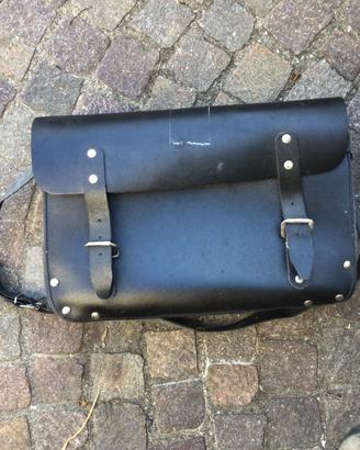 Borsa in cuoio da tecnico/operaio vintage