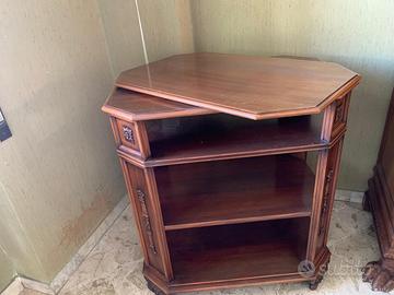 Mobile porta Tv girevole in legno massello