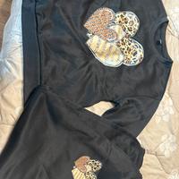 Tuta donna felpata