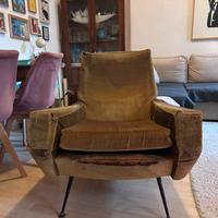 Poltrona mid century da reataurare
