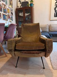 Poltrona mid century da reataurare