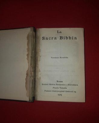 La sacra Bibbia
