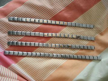 4 Bracciali Componibili Acciaio & Oro 18kt