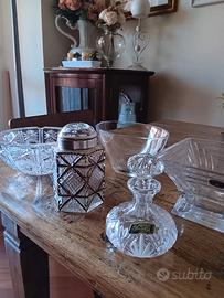 Preziosi oggetti in cristallo