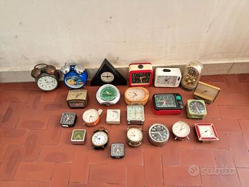 Lotto Sveglie Orologi Vintage Da Tavola 