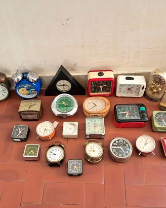 Lotto Sveglie Orologi Vintage Da Tavola 