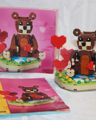 Lego 40462 Orso marrone di San Valentino