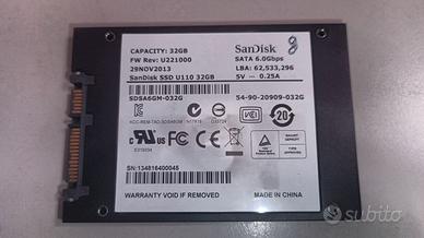 SanDisk SSD U100 32GB   codice 8