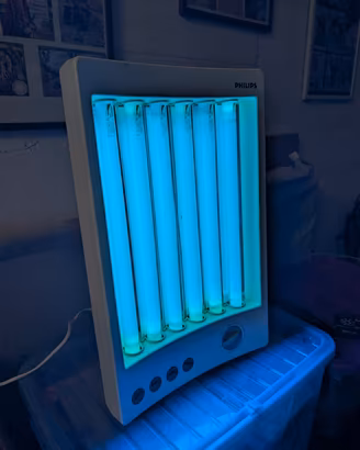 Lampada abbronzante Philips HB311 FUNZIONANTE