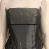 Top Bustier plissè da sera taglia 44