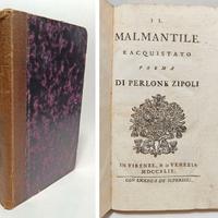 IL MALMANTILE RACQUISTATO POEMA - 1749