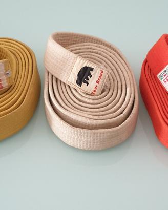 Lotto di 3 Cinture da Judo Vintage Anni 70