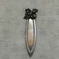 Segnalibro vintage argento, Italy