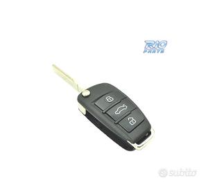 CALOTTA CHIAVE AUDI QUADRATA 3 PULSANTI SPADA LATE
