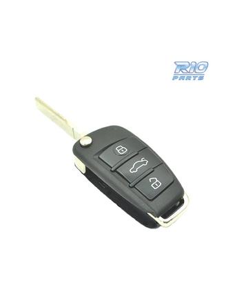 CALOTTA CHIAVE AUDI QUADRATA 3 PULSANTI SPADA LATE