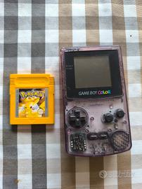 Game boy color trasparente Atomic purple 1998 + gi