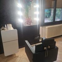 Postazione Parrucchiere & Make-Up stile retrò LED