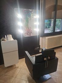 Postazione Parrucchiere & Make-Up stile retrò LED
