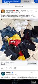 Stock pantaloni donna