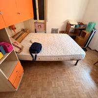 Letto con rete materasso