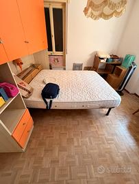 Letto con rete materasso