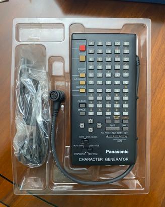 Panasonic Character Generator VW‑CG2E x Videocamer