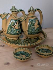 Giacomini Orvieto set olio aceto vintage 